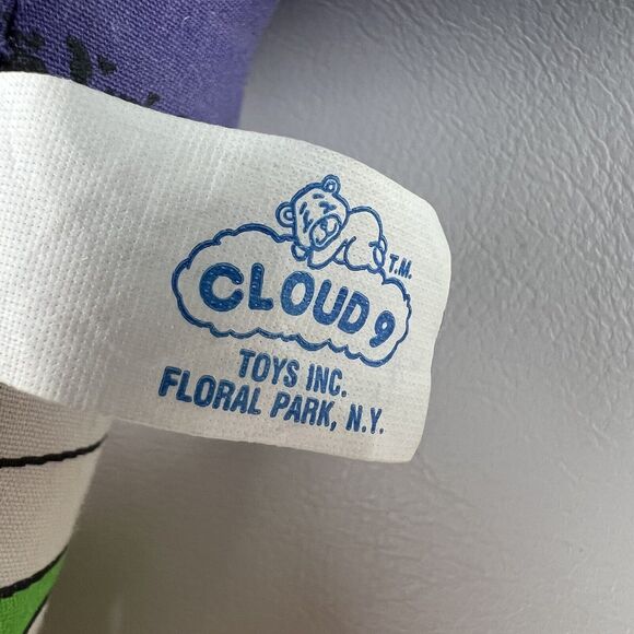 CLOUD 9 Trex Dinosaur Carnival Plush VTG 80s 90s Sneakers Shoes Hat Colorful Toy - Picture 9 of 11